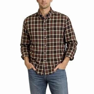 RALPH LAUREN Vintage 80's MCMEEL Plaid Button Down Shirt Men's Large Cotton